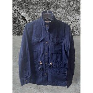 NWT Women’s Levi’s Button Up Waist Tie Utility Field Jacket Navy 100% Cotton Sm